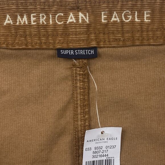 American Eagle A Line Skirt Womens 14 Reg High Rise Super Stretch Corduroy Mini - Picture 11 of 12